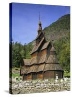 Borgund Stave Church, Western Fjords, Norway-Gavin Hellier-Stretched Canvas