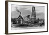 Boring for Foundations for the New York and Brooklyn Suspension Bridge. See Page 551.-null-Framed Giclee Print