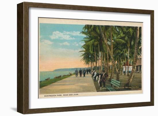 Borinquen Park, Near San Juan, 1909-null-Framed Giclee Print
