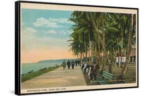 Borinquen Park, Near San Juan, 1909-null-Framed Stretched Canvas