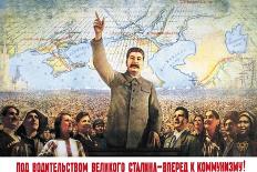 Understanding the Leadership of Stalin, Come Forward with Communism-Boris Berezovskii-Mounted Premium Giclee Print