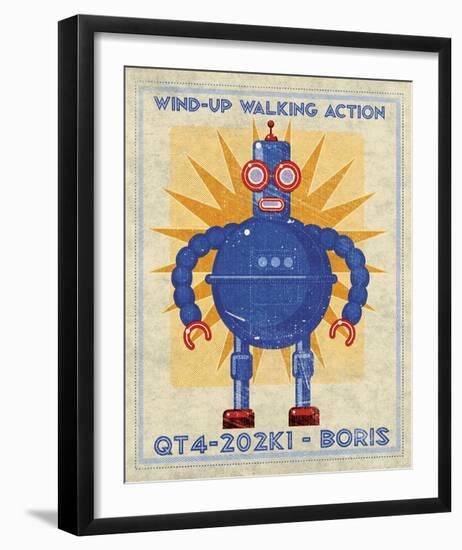 Boris Box Art Robot-John Golden-Framed Giclee Print