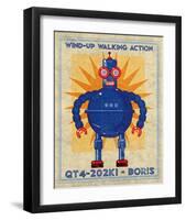 Boris Box Art Robot-John Golden-Framed Art Print