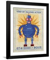 Boris Box Art Robot-John W^ Golden-Framed Art Print