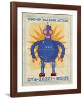 Boris Box Art Robot-John W^ Golden-Framed Art Print