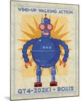 Boris Box Art Robot-John W^ Golden-Mounted Art Print
