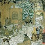 The Peasant Family, 1923-Boris Dmitrievich Grigoriev-Giclee Print
