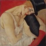 Lady in Top Hat-Boris Dmitryevich Grigoriev-Giclee Print