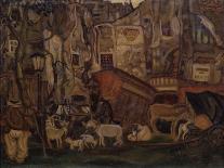 The Poverty, 1925-Boris Dmitryevich Grigoriev-Stretched Canvas