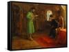 Boris Godunov with Ivan the Terrible-Ilya Efimovich Repin-Framed Stretched Canvas