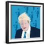 Boris Johnson and the zip wire-Claire Huntley-Framed Giclee Print