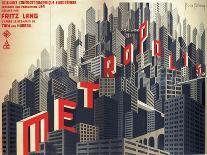 Metropolis by Fritz Lang, 1926-Boris Konstantinovich Bilinsky-Giclee Print