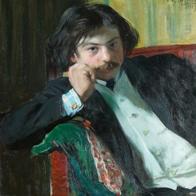Portrait of the Poet Janko Lavrin (1887-198), 1909