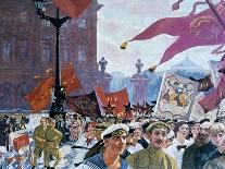 Festivities Marking the Opening of the Second Congress of the Comintern, 1921-Boris Mikhajlovich Kustodiev-Giclee Print