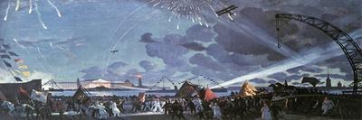 Festivities Marking the Opening of the Second Congress of the Comintern, 1921-Boris Mikhajlovich Kustodiev-Giclee Print