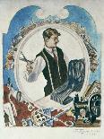 The Tailor, 1918-Boris Mikhajlovich Kustodiev-Stretched Canvas