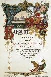 Menu of a Banquet in Honour of the Delegation of the French Parliament, 1910-Boris Zvorykin-Giclee Print