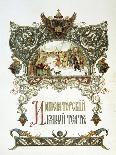 Menu of a Banquet in Honour of the Delegation of the French Parliament, 1910-Boris Zvorykin-Giclee Print