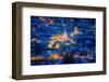 Bormio, Sondrio district, Lombardy, Italy. City lights in winter.-ClickAlps-Framed Photographic Print