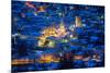 Bormio, Sondrio district, Lombardy, Italy. City lights in winter.-ClickAlps-Mounted Photographic Print