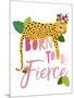 Born Fierce Cheetah 2-Jennifer McCully-Mounted Premium Giclee Print