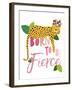 Born Fierce Cheetah 2-Jennifer McCully-Framed Art Print