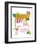 Born Fierce Cheetah 2-Jennifer McCully-Framed Art Print