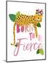 Born Fierce Cheetah 2-Jennifer McCully-Mounted Art Print