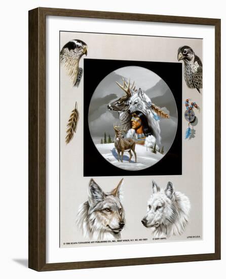 Born Hunters-Gary Ampel-Framed Art Print