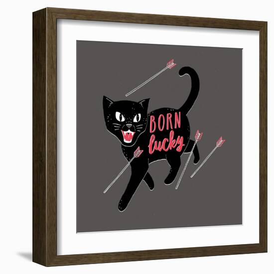 Born Lucky-Michael Buxton-Framed Art Print