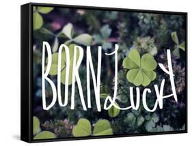 Born Lucky-Leah Flores-Framed Stretched Canvas