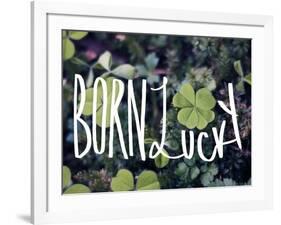 Born Lucky-Leah Flores-Framed Giclee Print