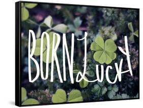 Born Lucky-Leah Flores-Framed Stretched Canvas