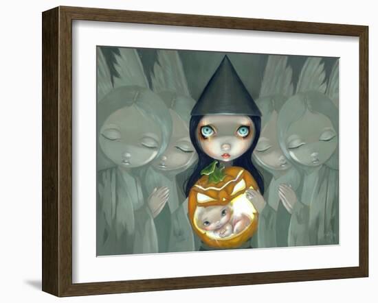 Born of a Pumpkin-Jasmine Becket-Griffith-Framed Art Print