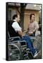BORN ON THE FOURTH OF JULY, 1989 directed by OLIVER STONE Tom Cruise with Ron Kovic (photo)-null-Framed Stretched Canvas
