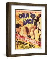 Born to Dance , 1936-null-Framed Art Print