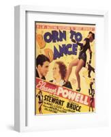 Born to Dance , 1936-null-Framed Art Print