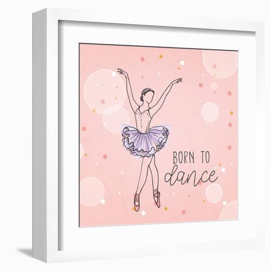 Born to Dance 1-Kimberly Allen-Framed Art Print