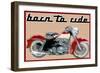 Born to Ride-Mindy Sommers-Framed Giclee Print