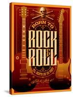 Born to Rock and Roll-null-Stretched Canvas