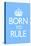 Born To Rule - Blue Baby's Room-null-Stretched Canvas