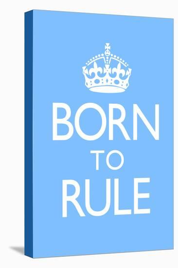 Born To Rule - Blue Baby's Room-null-Stretched Canvas