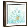 Born To Shine Blue-Evangeline Taylor-Framed Art Print