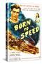 Born to Speed, Johnny Sands, Vivian Austin on poster art, 1947-null-Stretched Canvas