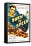 Born to Speed, Johnny Sands, Vivian Austin on poster art, 1947-null-Framed Stretched Canvas