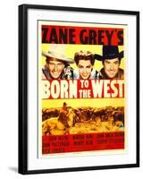 Born to the West, John Wayne, Marsha Hunt, Johnny Mack Brown, 1937-null-Framed Photo