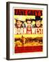 Born to the West, John Wayne, Marsha Hunt, Johnny Mack Brown, 1937-null-Framed Photo