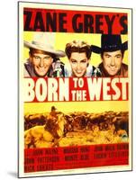 Born to the West, John Wayne, Marsha Hunt, Johnny Mack Brown, 1937-null-Mounted Photo