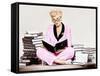 Born Yesterday, Judy Holliday, 1950-null-Framed Stretched Canvas