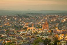 Aerial View of San Miguel De Allende in Mexico after Sunset-Borna-Photographic Print